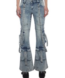 Aurora Cargo Jeans - Light Blue