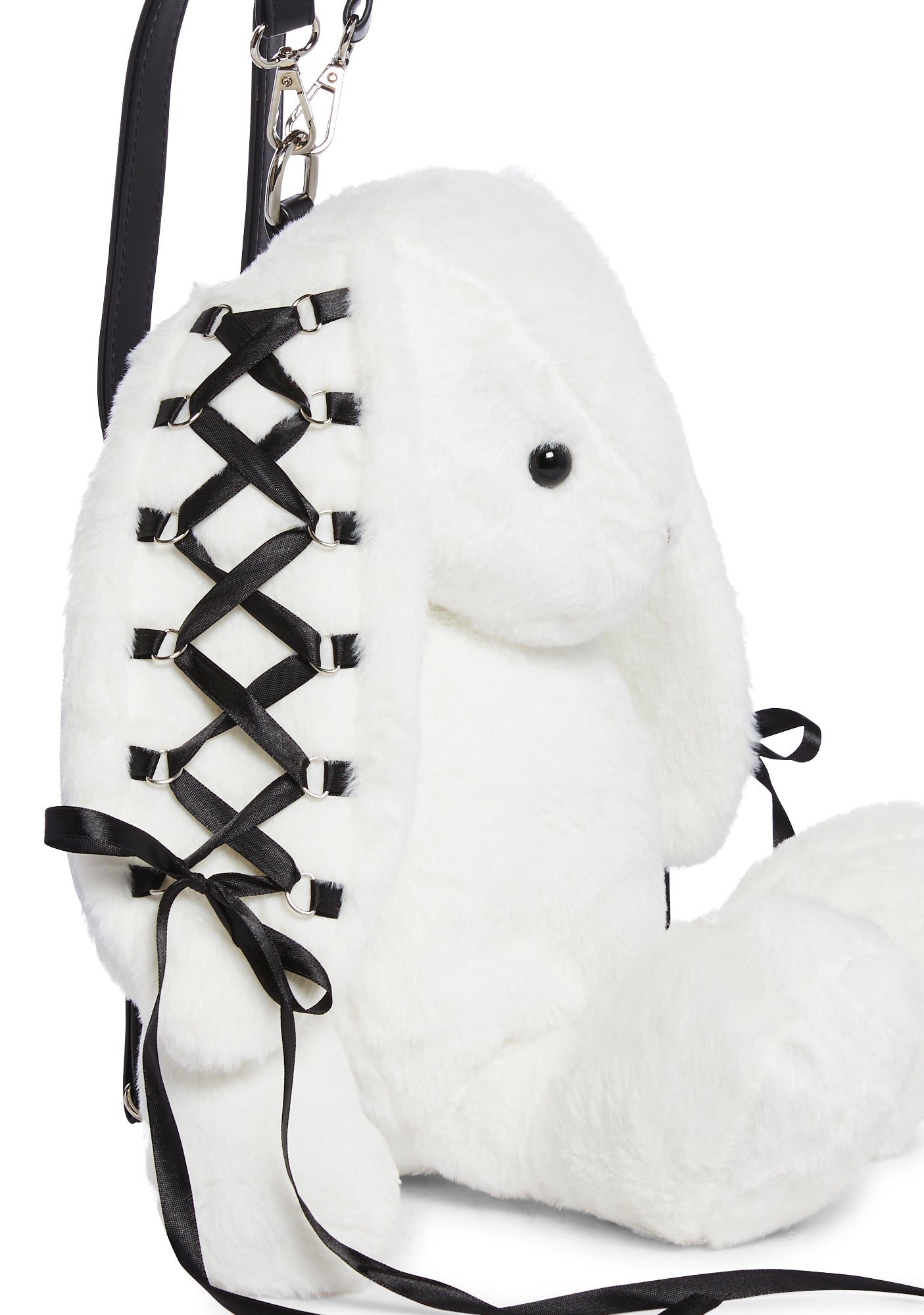 Cuddly Bunny Plush Backpack ?C White - Image 5