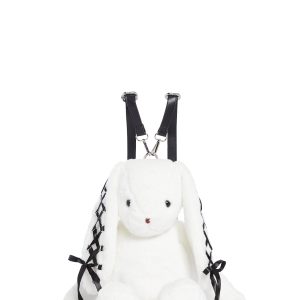 Cuddly Bunny Plush Backpack ?C White