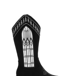 Broken Confessions Cowboy Boots ?C Black