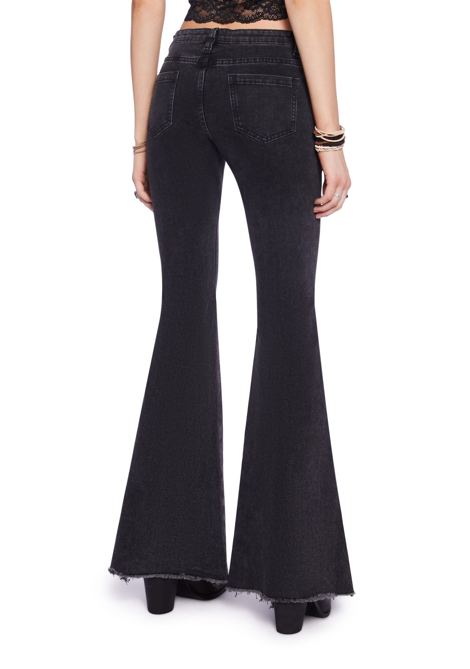 Wild Wanderer Flare Jeans ?C Black - Image 4