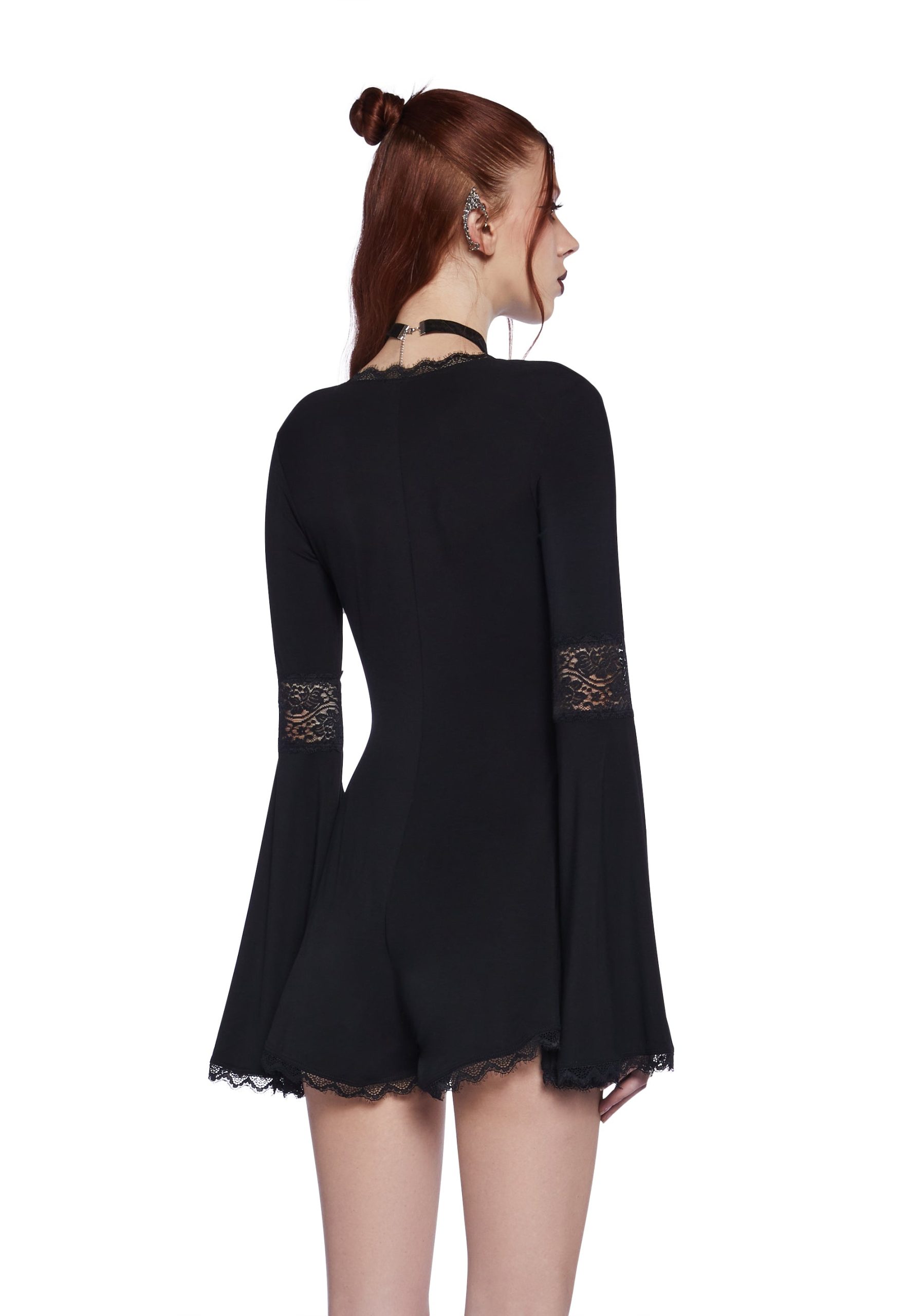 Whispering Wind Romper ?C Black - Image 4