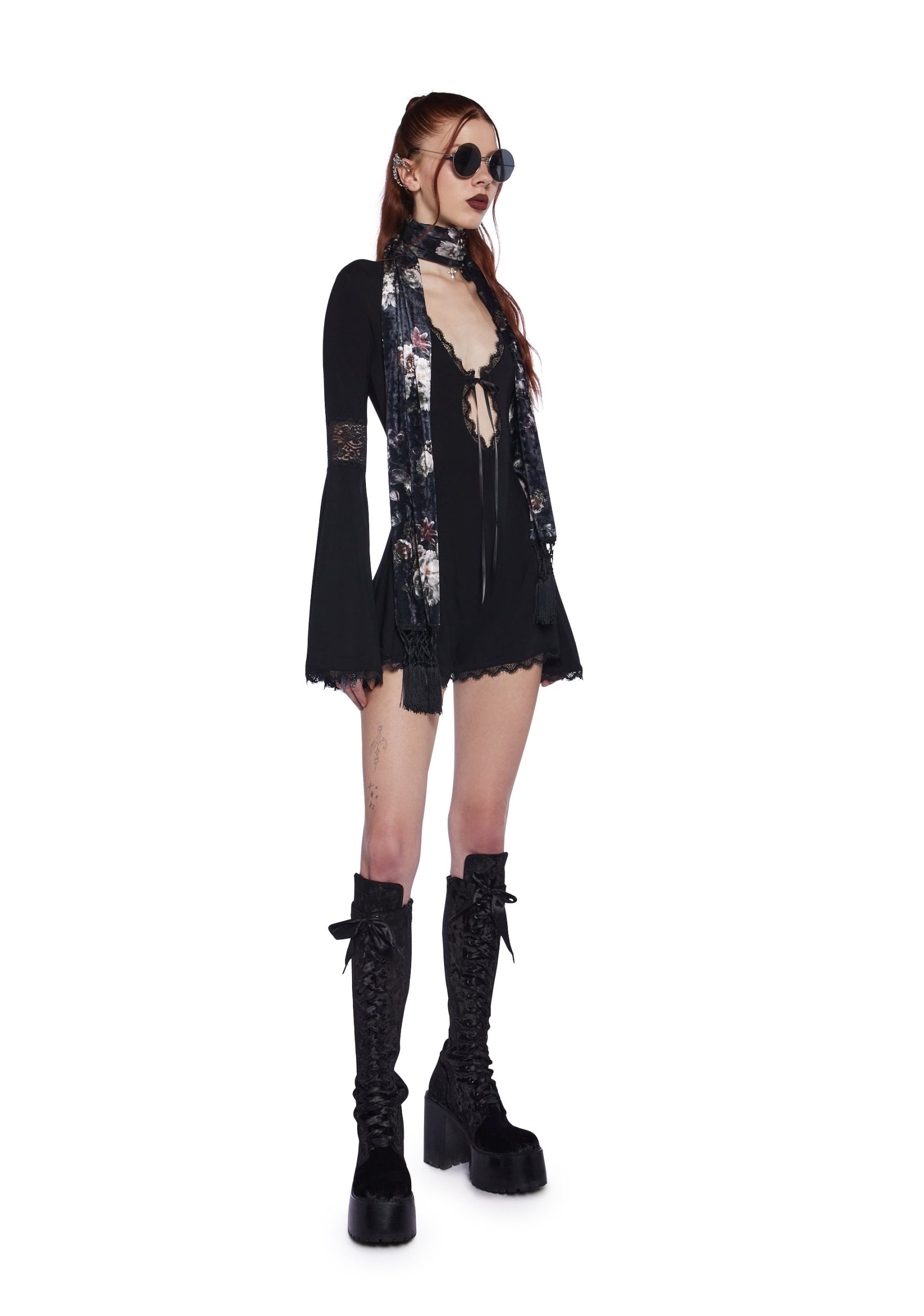 Whispering Wind Romper ?C Black - Image 6