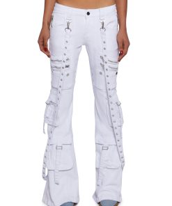 Aurora Cargo Jeans - White
