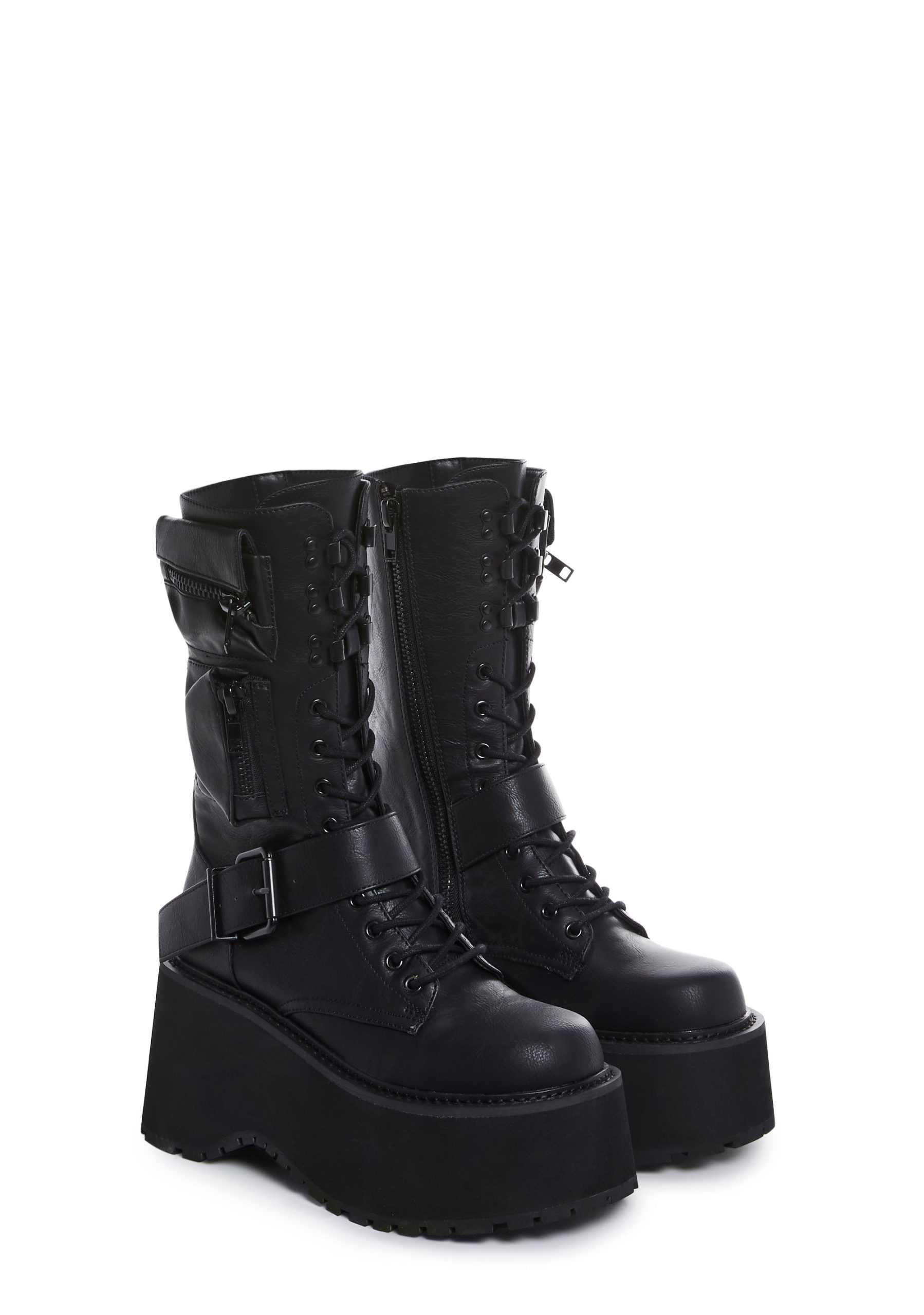 Obsidian Platform Zip-Up Boots ?C Black - Image 4