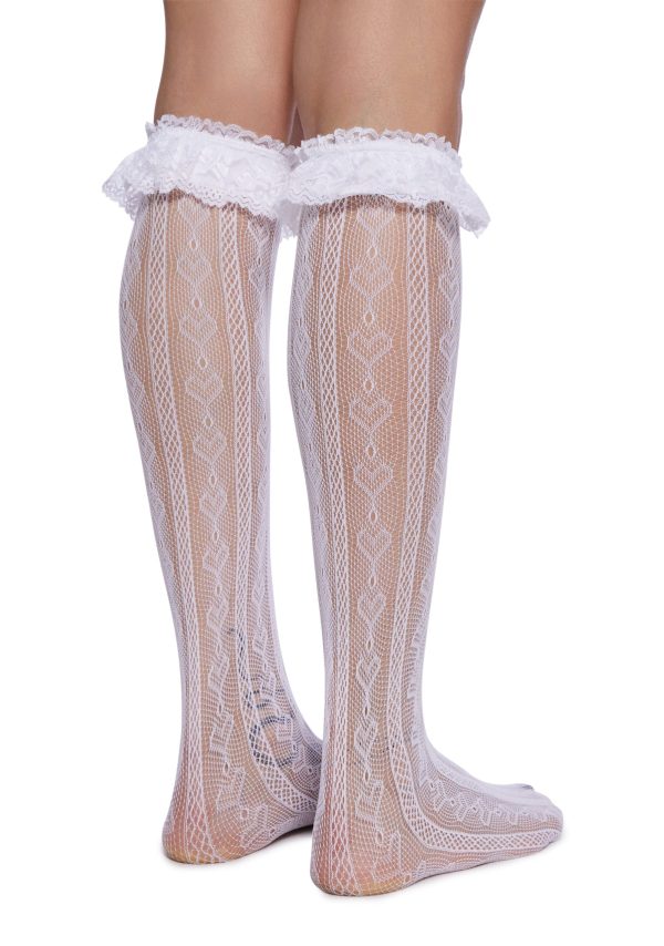 Love Potion Knee High Socks ??White