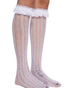 Alternative view of Love Potion Knee High Socks -White
