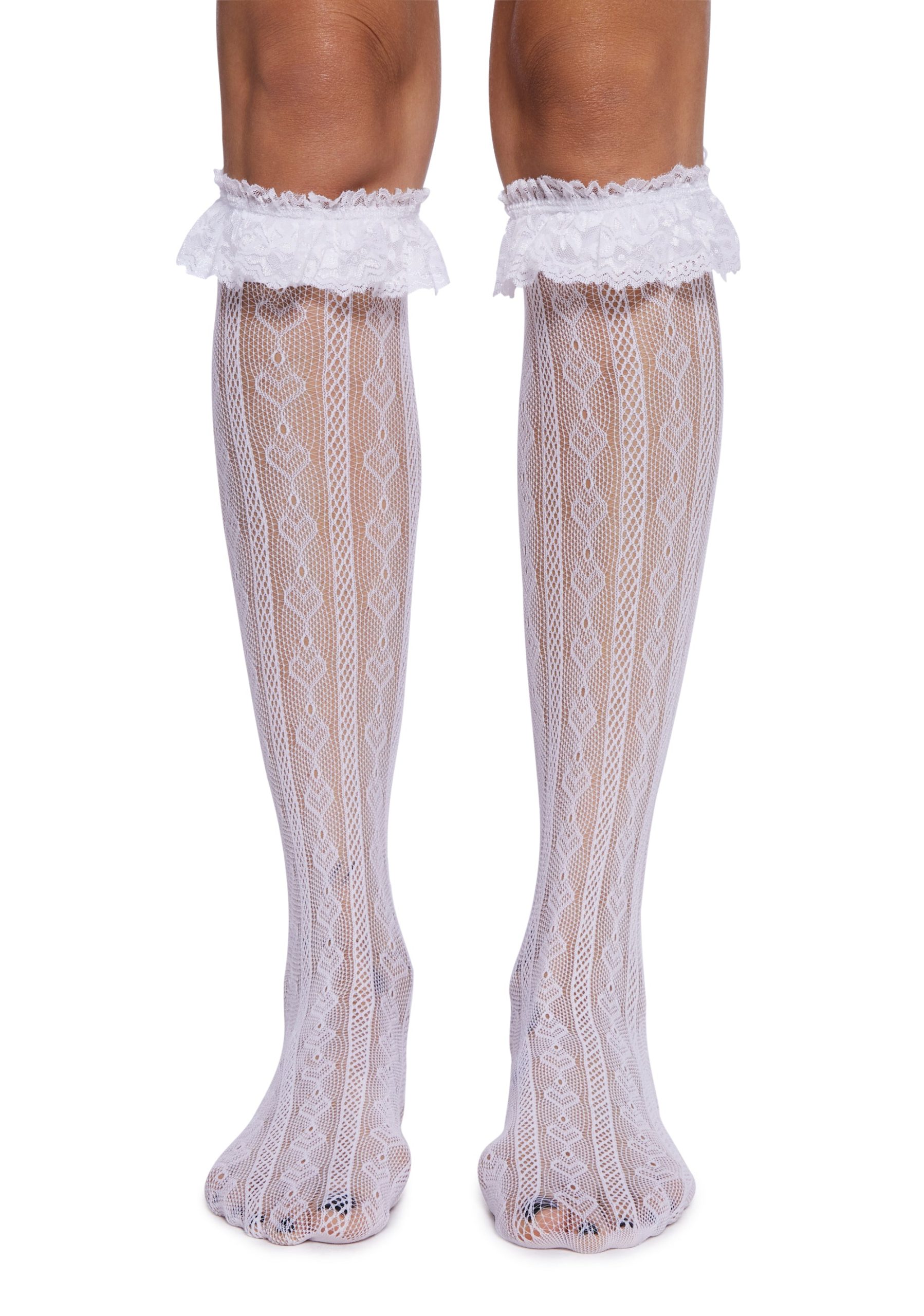 Love Potion Knee High Socks ??White