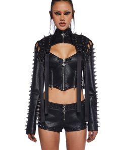 Downbeat Spiked Shrug
