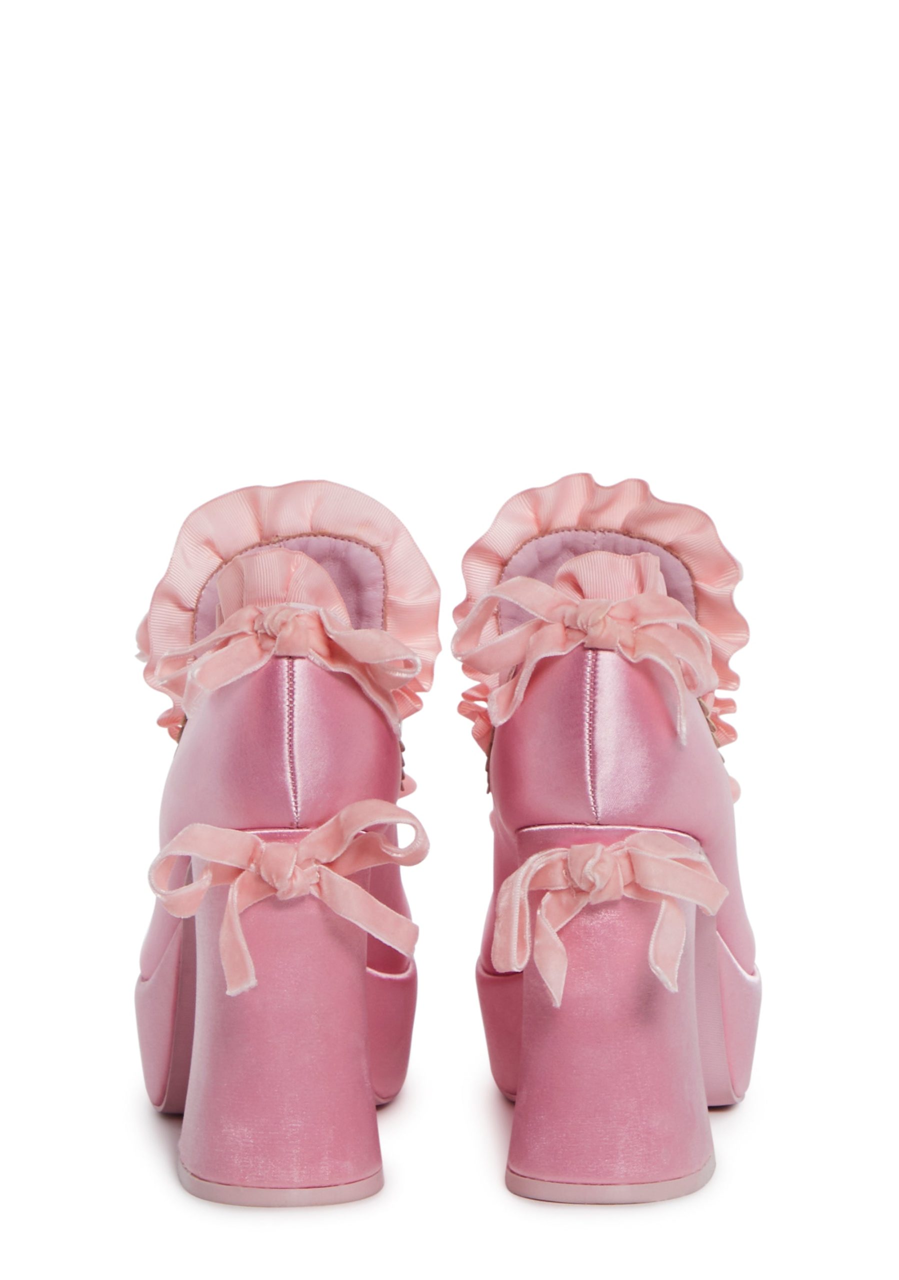 Bisou Baby Platform Heels ?C Pink - Image 4