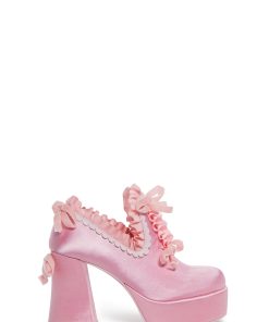 Bisou Baby Platform Heels - Pink