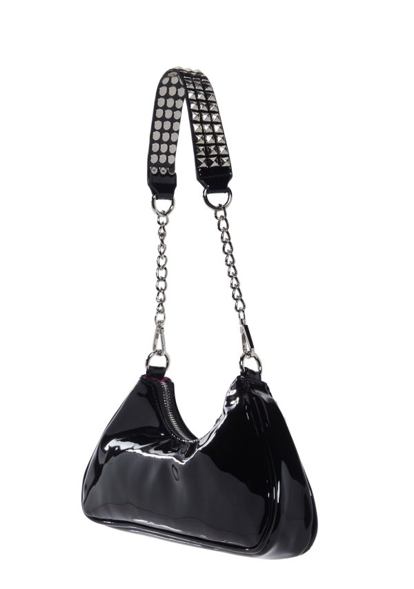 Ciska Brass Knuckle Shoulder Bag