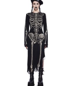 Bone Collector Knit Midi Dress
