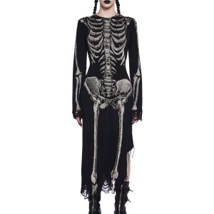 Bone Collector Knit Midi Dress