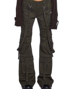 Aurora Cargo Jeans - Twill Green