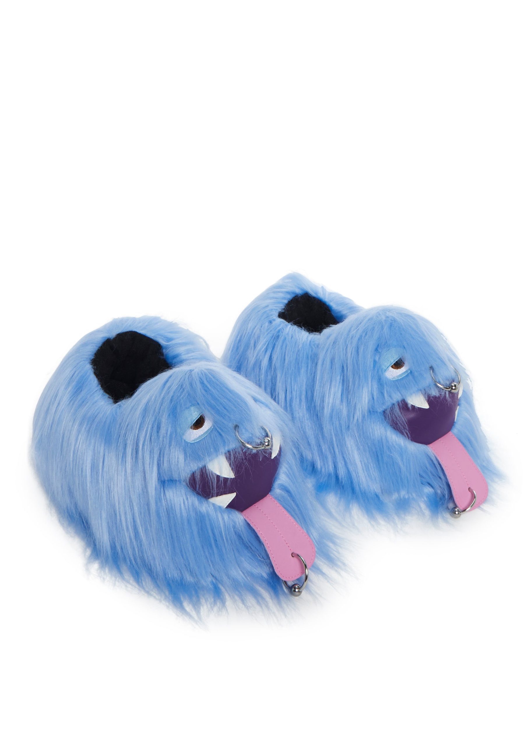 Case Of The Grumpies Fuzzy Slippers ?C Kooky Monster - Image 5