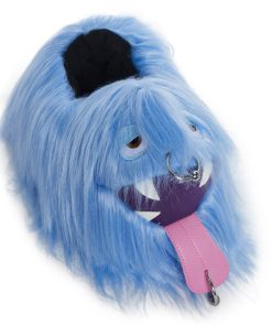 Alternative view of Case Of The Grumpies Fuzzy Slippers - Kooky Monster