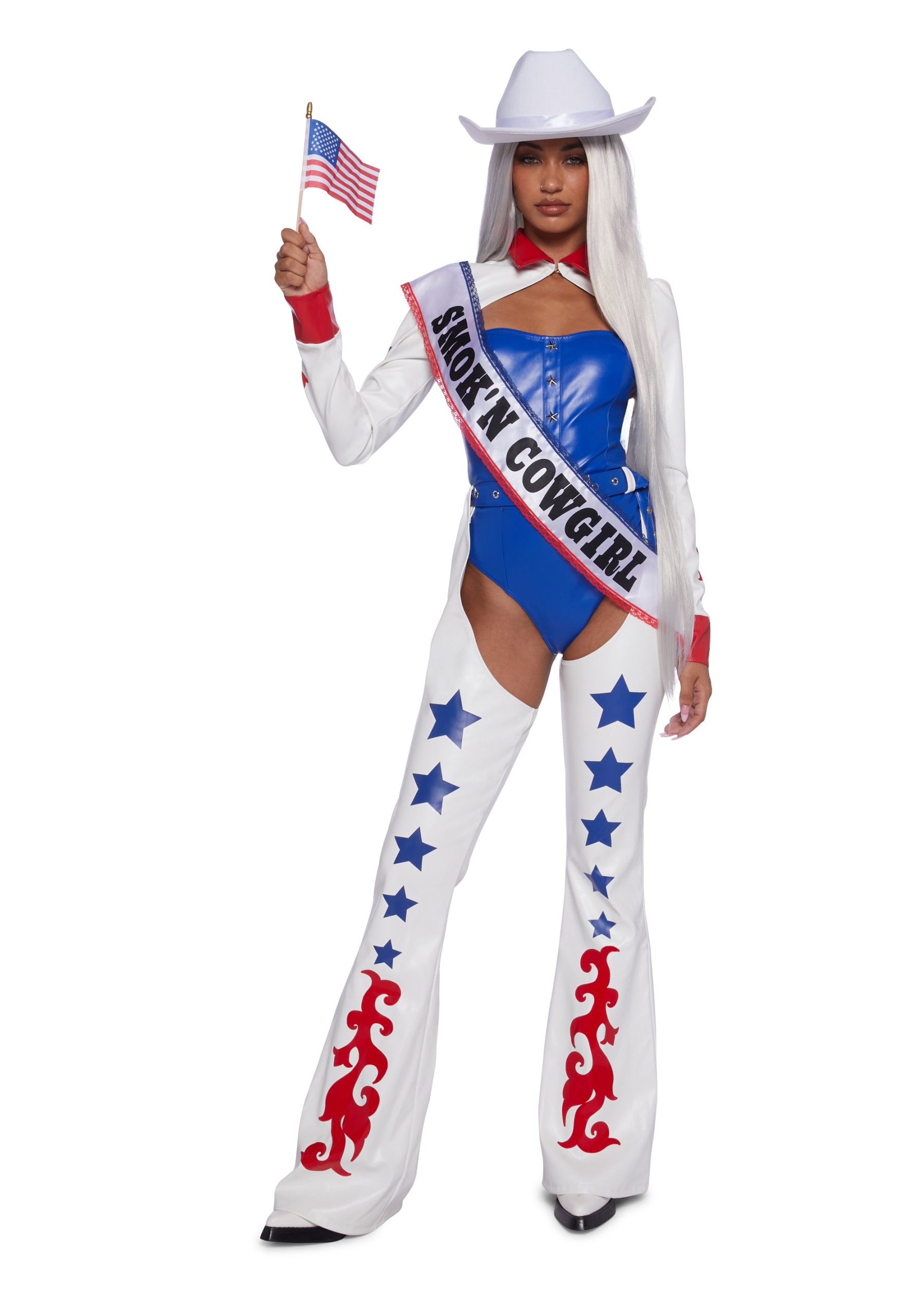 Ain't Texas Costume And Wig Set - Image 2