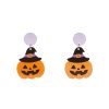 Grinning Gourd Drop Earrings