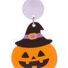 Grinning Gourd Drop Earrings
