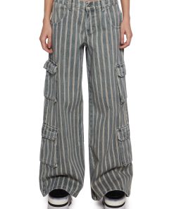 All I Do Striped Cargo Pants