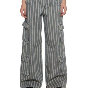 All I Do Striped Cargo Pants