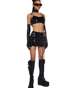 Alternative view of Strobelight Redux Crop Top