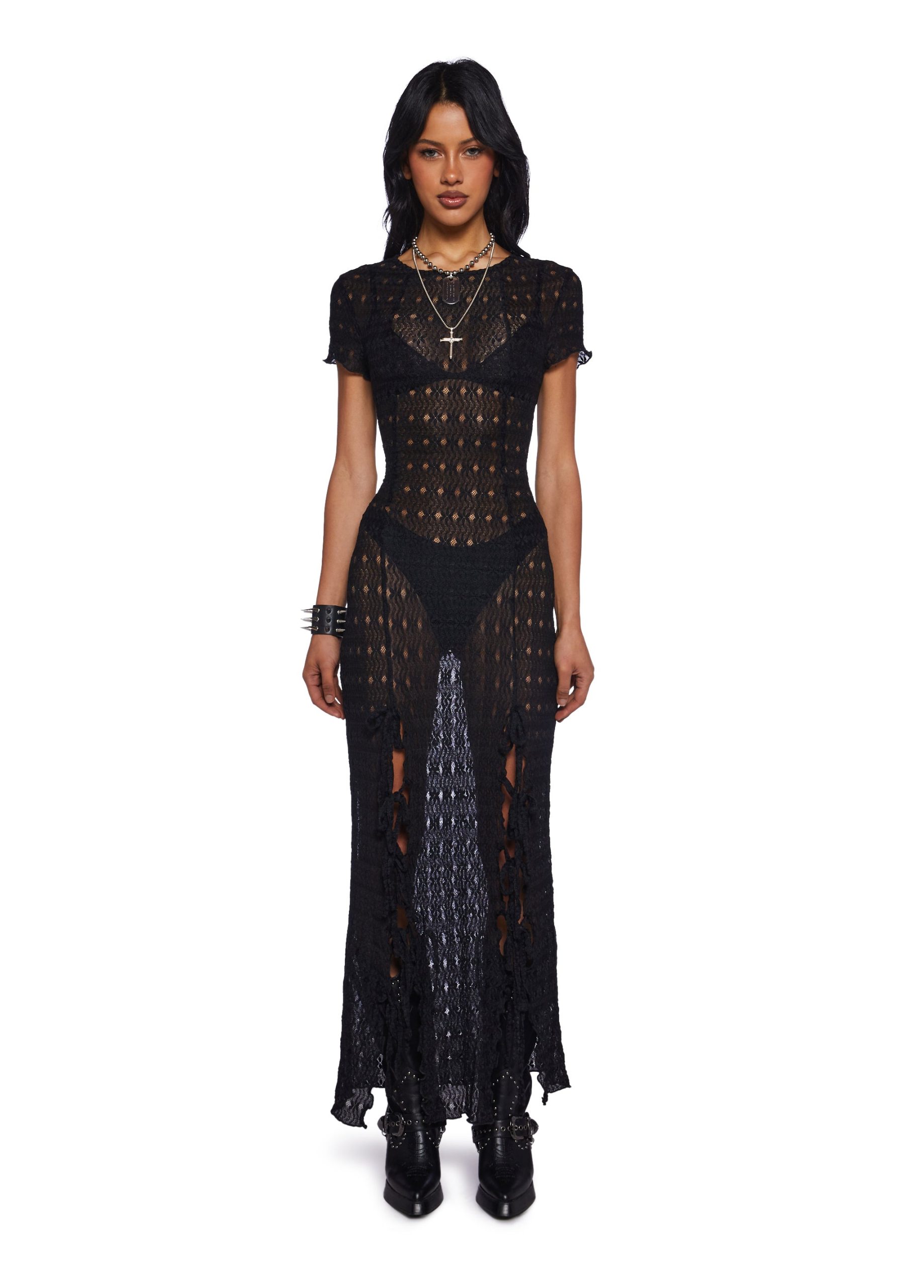 Chill Date Maxi Dress ?C Black