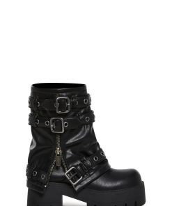Warp Combat Boots - Black