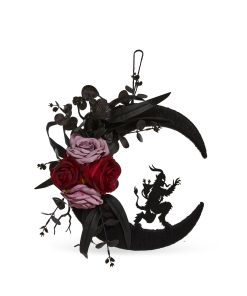Alternative view of Naughty Not Nice Krampus Wreath