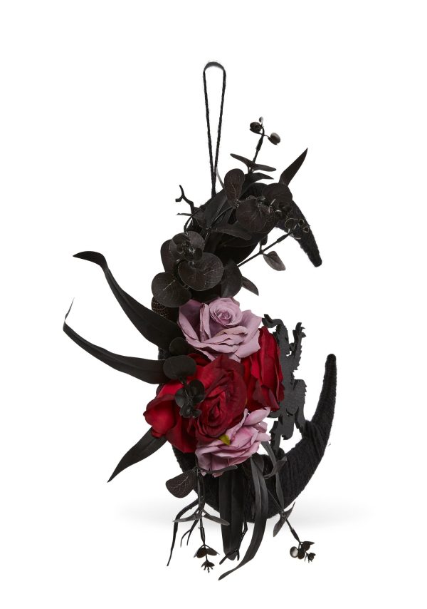 Naughty Not Nice Krampus Wreath
