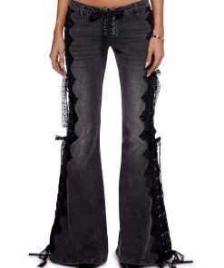 Across The Crowd Flare Jeans