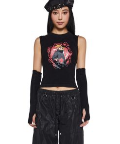 Explosive Art Top And Arm Warmers Set