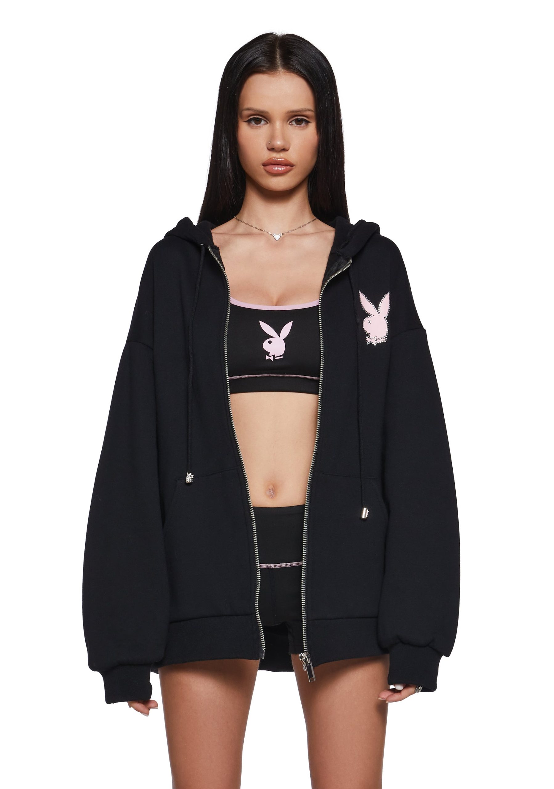 Flirt More Zip-Up Hoodie - Image 8