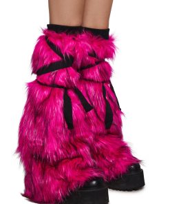 Neon Nocturnal Boot Covers -Pink