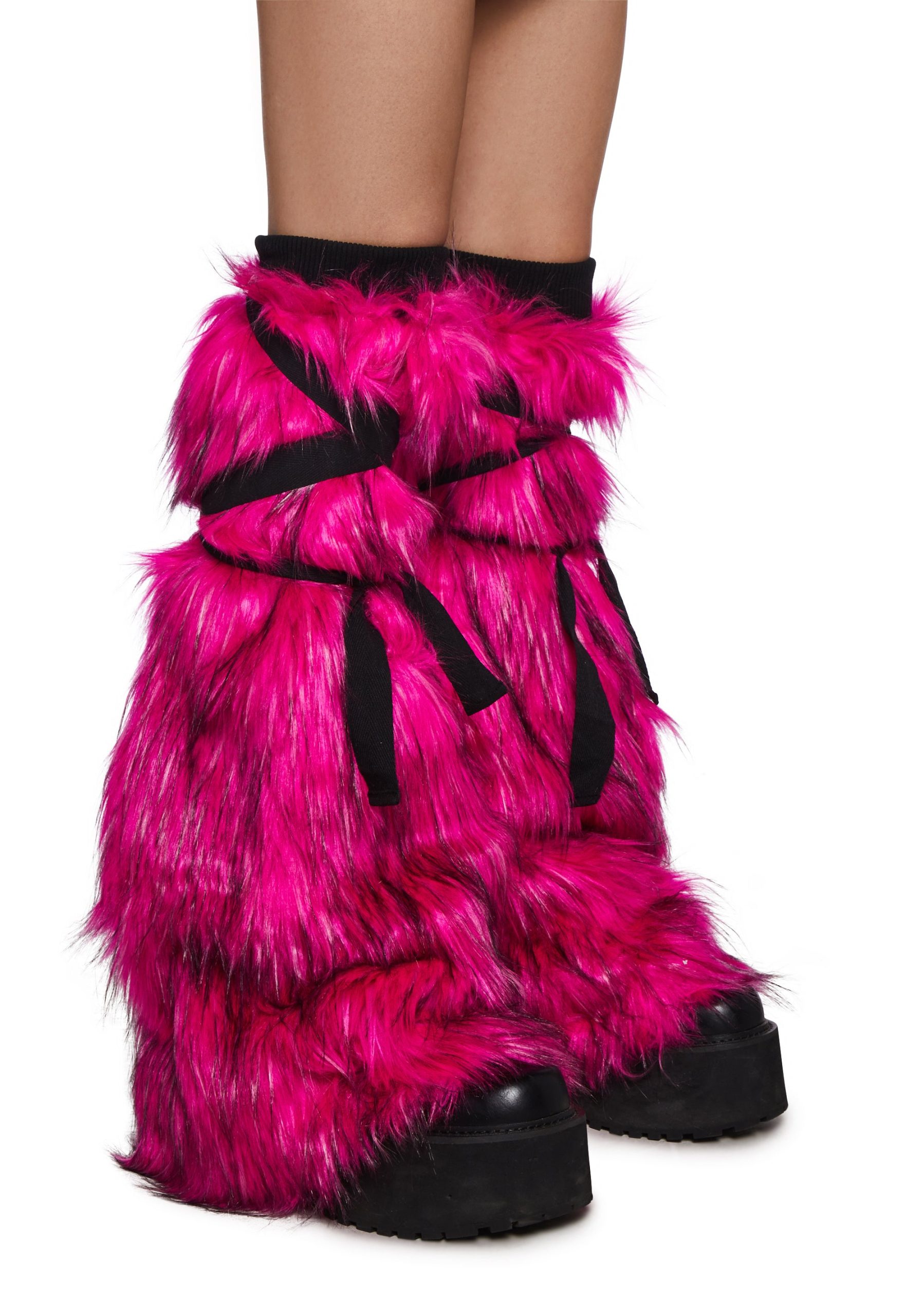 Neon Nocturnal Boot Covers ??Pink