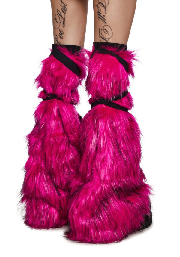 Neon Nocturnal Boot Covers ??Pink