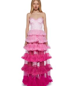 At The Altar Maxi Dress - Pink