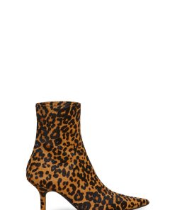 Alston-L Leopard Print Booties