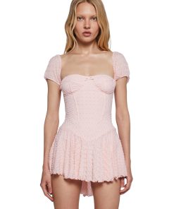Blind Date Fit N' Flare Dress - Pink