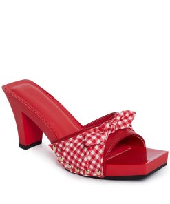 Alternative view of Bless Your Heart Heeled Sandals - Red