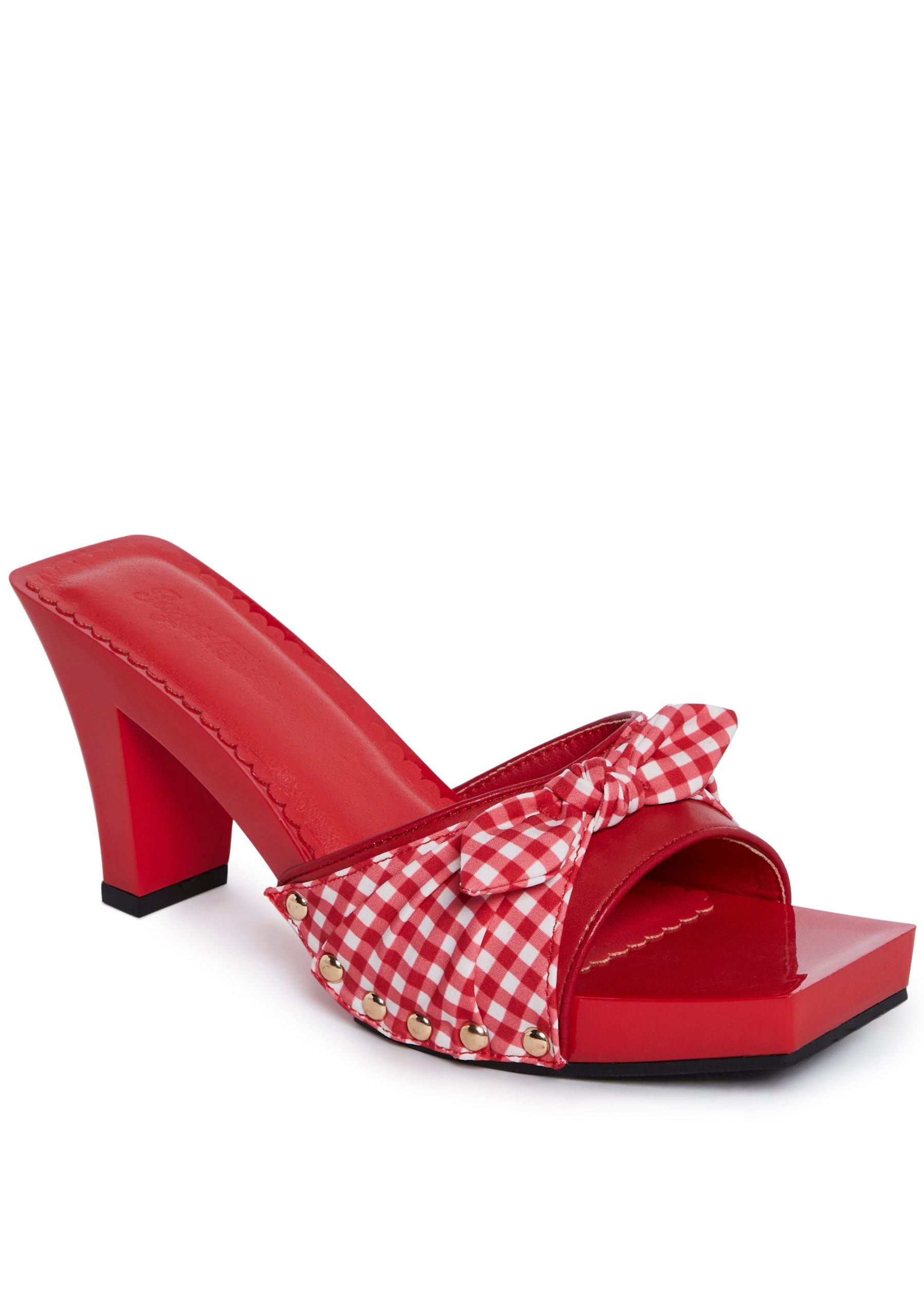 Bless Your Heart Heeled Sandals ?C Red - Image 2