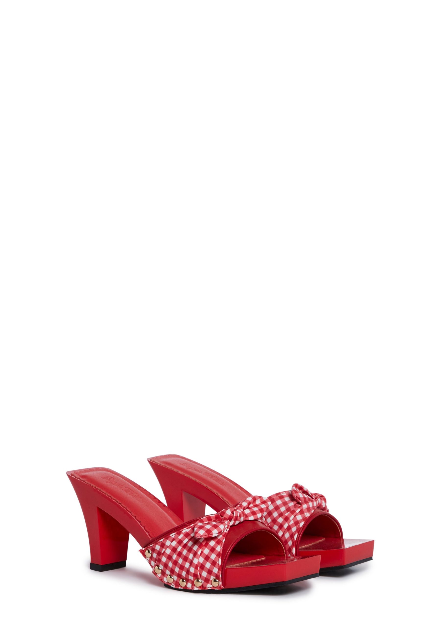 Bless Your Heart Heeled Sandals ?C Red - Image 3
