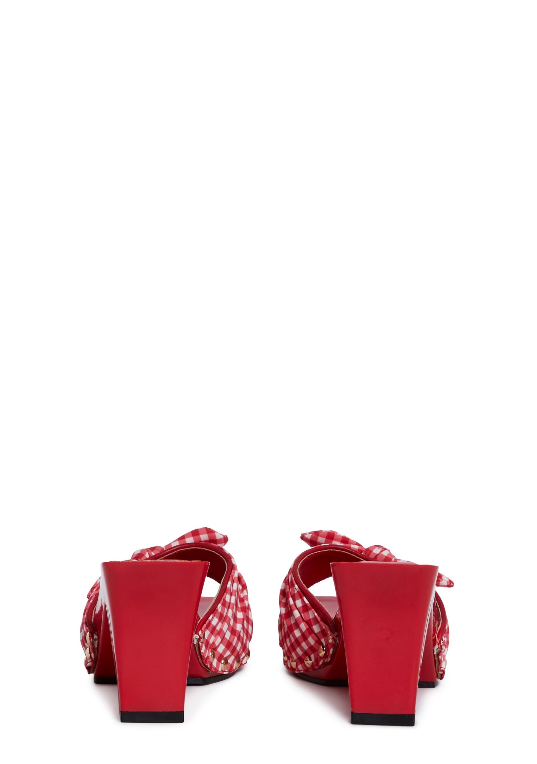 Bless Your Heart Heeled Sandals ?C Red - Image 4