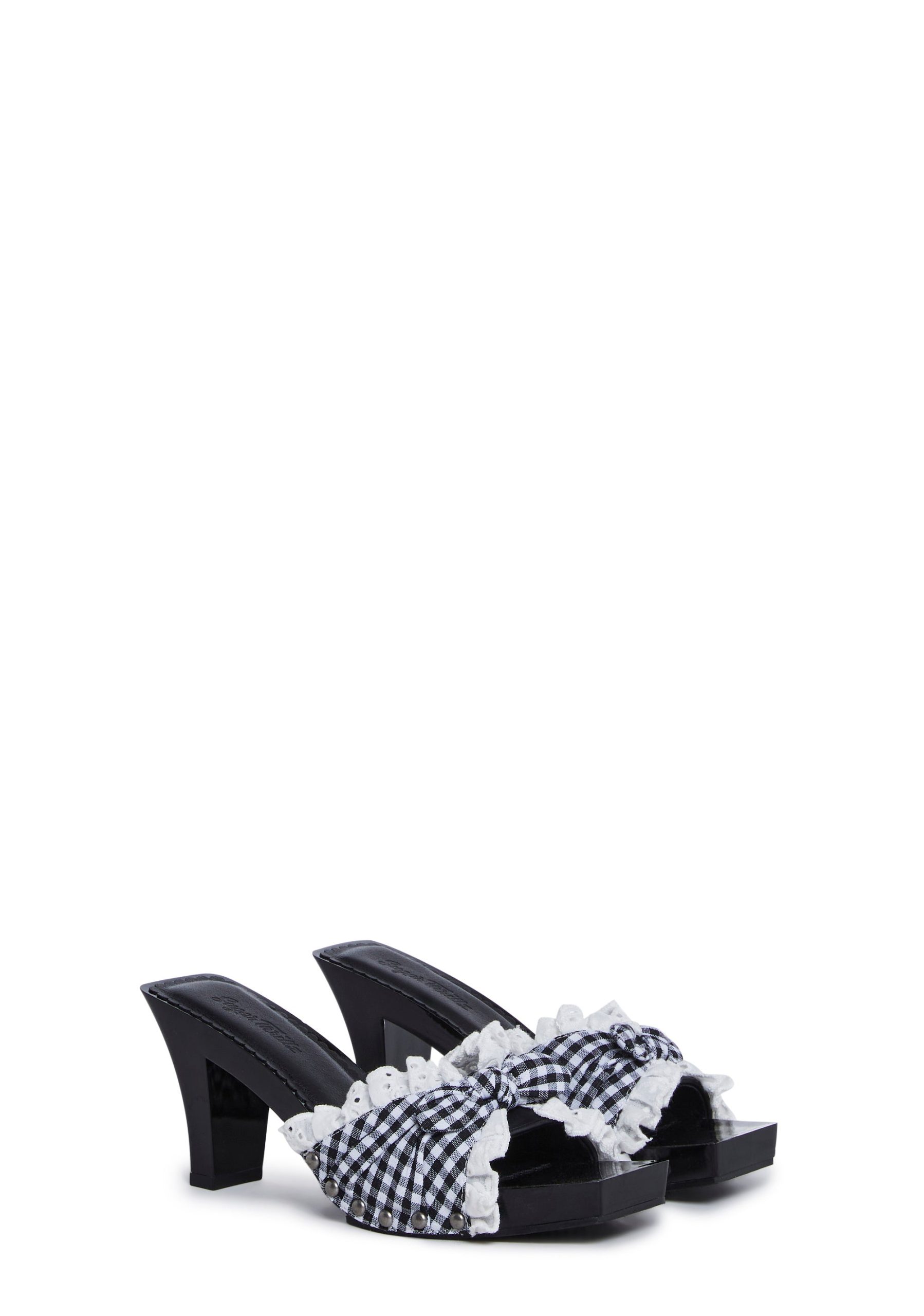 Bless Your Heart Heeled Sandals ?C Black - Image 3