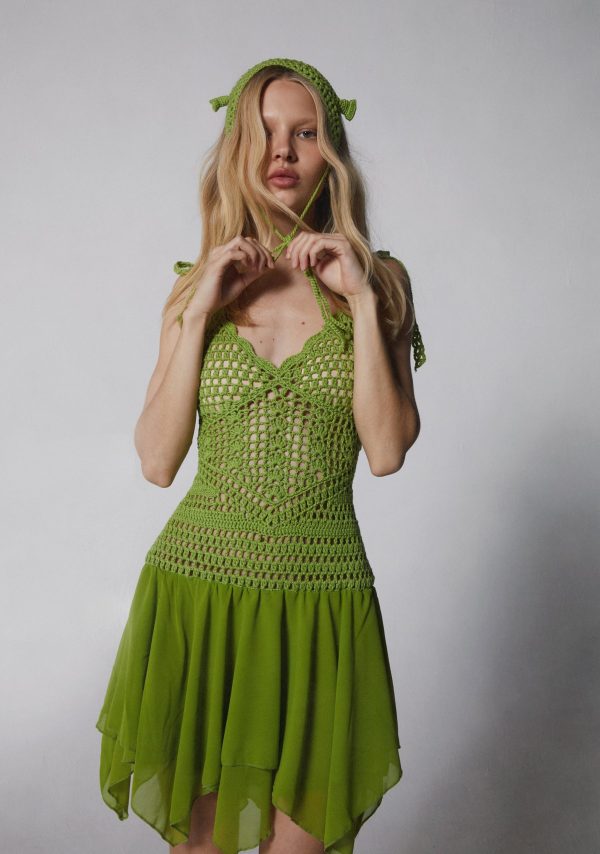 Fairytale Misfit Crochet Dress Set