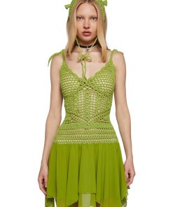 Fairytale Misfit Crochet Dress Set