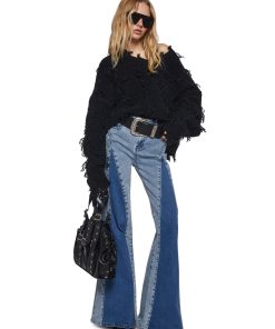 Alternative view of Bohemian Blues Wide Leg Jeans