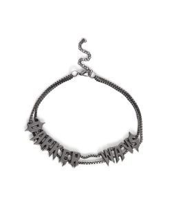 Alternative view of Darker Wavs Choker Necklace
