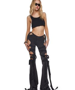 Alternative view of Ambient Wrap Tie Cut-Out Pants